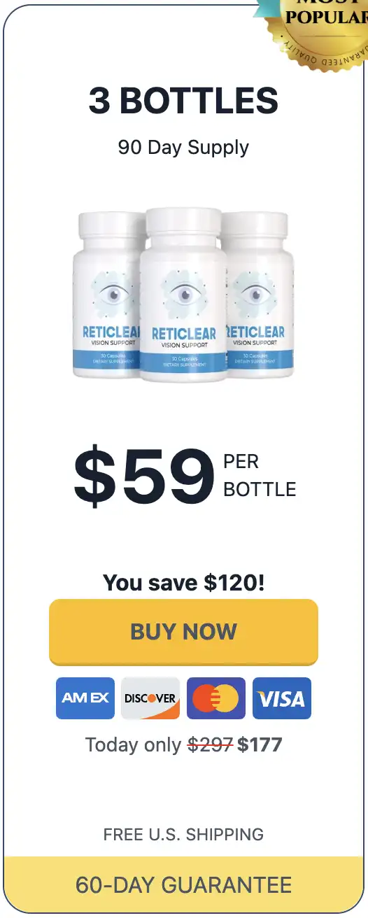 Reticlear price 3 bottle